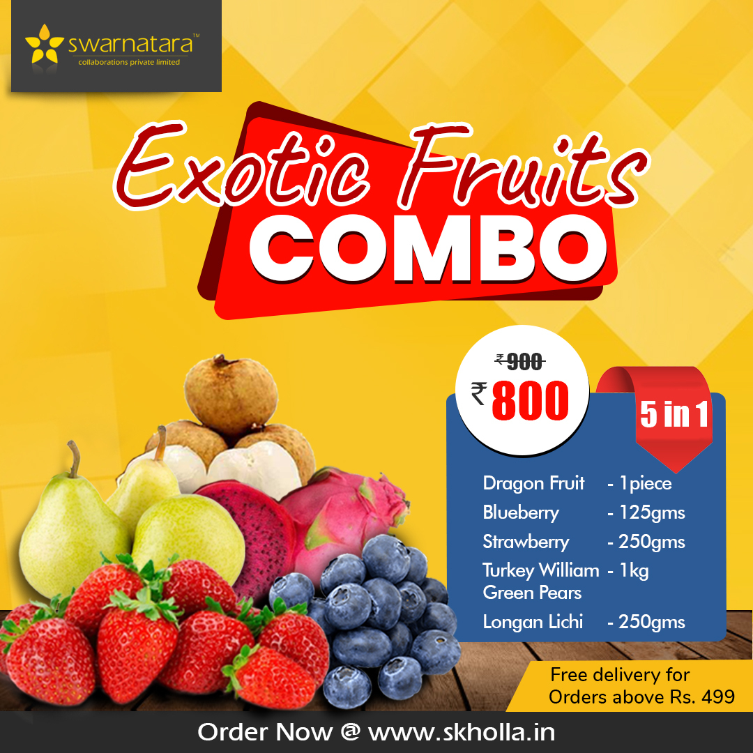 Buy Exotic Combo fruits online in chennai | skholla.in