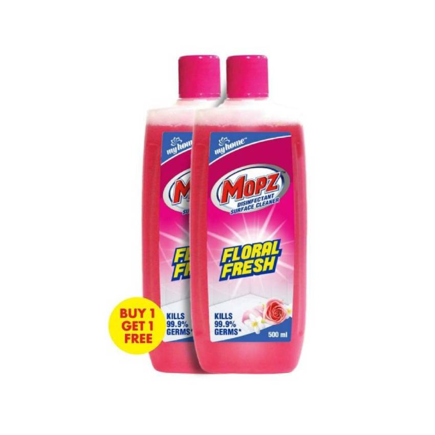 Buy My Home Mopz Floral Fresh Disinfectant Surface Cleaner 500ml Buy 1 Get 1 Online In Chennai