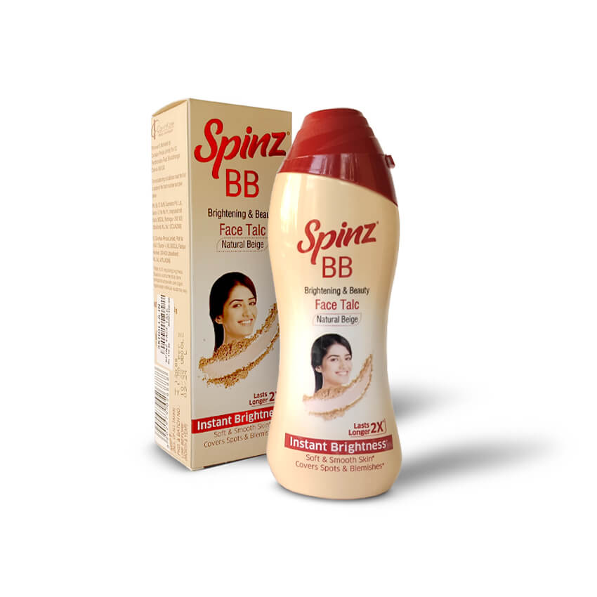 Buy Spinz BB Brightening Beauty Face Talc 80g Online In Chennai